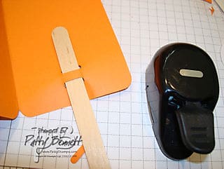 Popcicle card stick