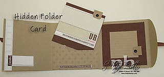 Hidden folder card inside