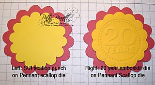 Punch on pennant die