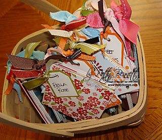 Basket of swatches