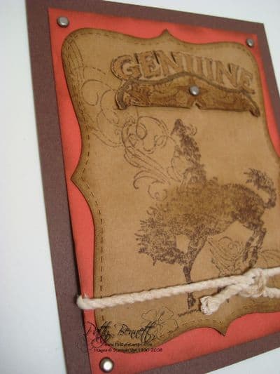 Gasket top note die card