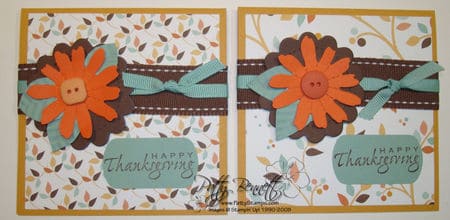 Die flower cards