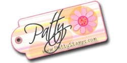 Signature flower tag with www