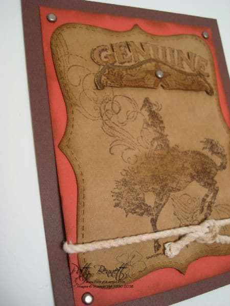 Gasket top note die card