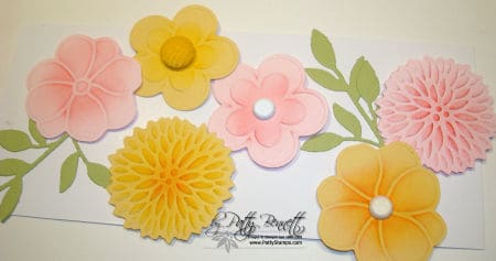 Embosslit flowers