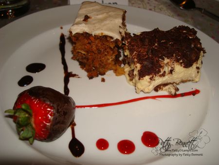 Final night dessert