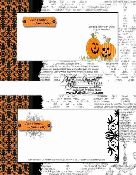 MDS stationery halloween