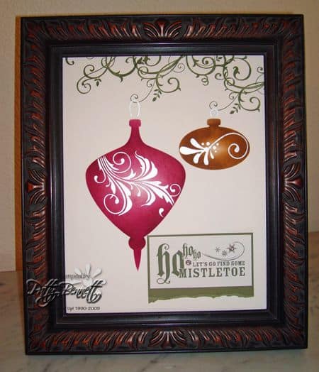 Vintage orn frame