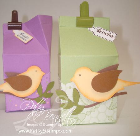 Milk carton bird