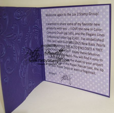 New demo card inside