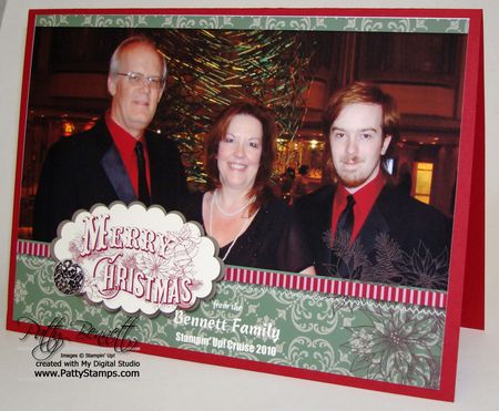 Deck the halls card