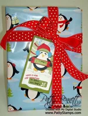 Penguin gift tag 2