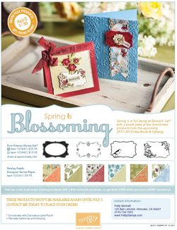Spring bloom flyer