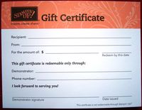 Gift cert
