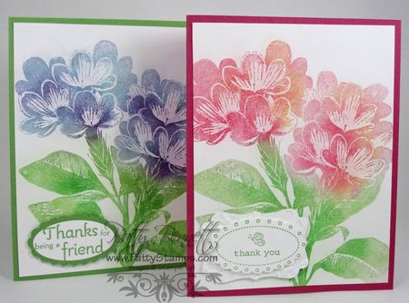 Pastel sweet floral cards