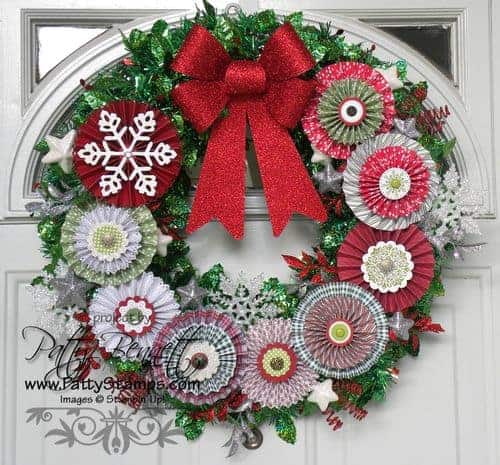 Xmas medallion wreath