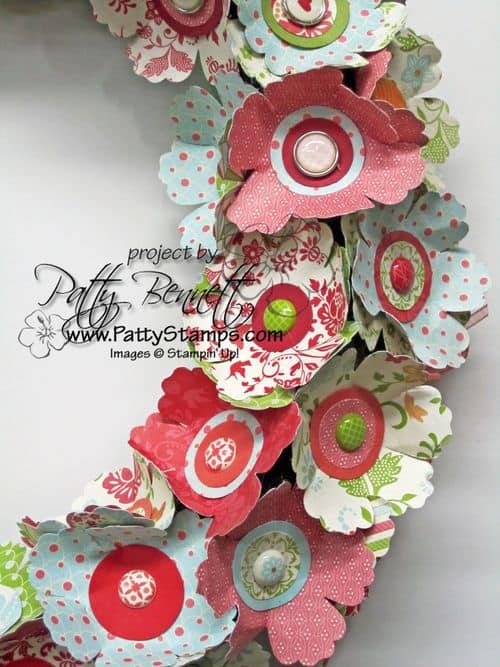 Blossom punch wreath 3