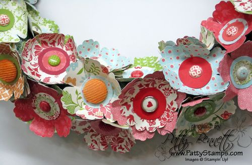 Blossom punch wreath 2