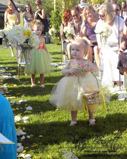 Wedding flower girls Wedding flower girls