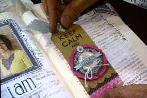 KEEP CALM SHELLI BOOKMARK