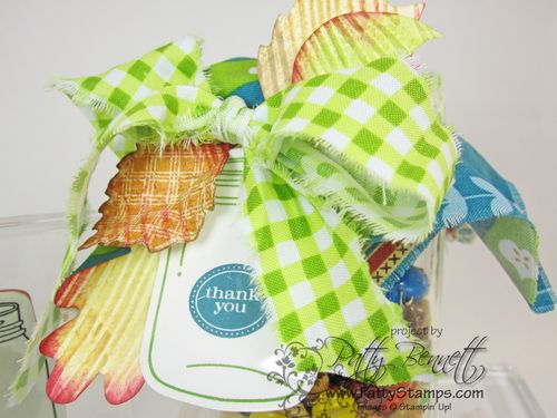 Orchard harvest jar stamp