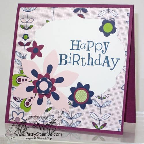 Razzleberry splash 4x4 card 3