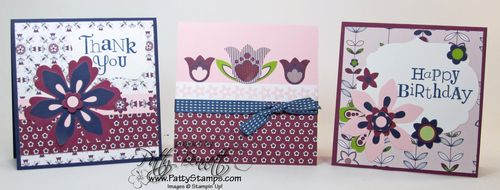 Razzleberry splash 4x4 cards