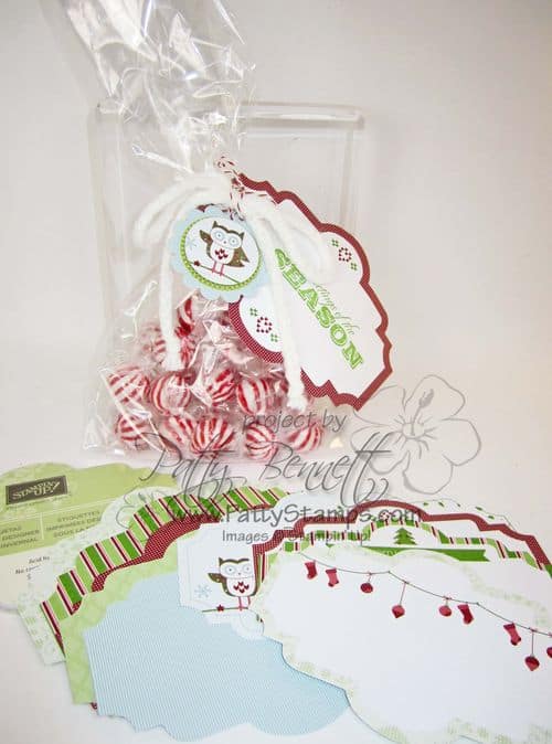 Snow festival tags bag