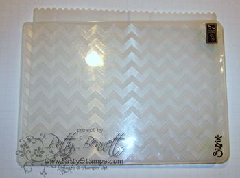 Chevron folder glassine bags