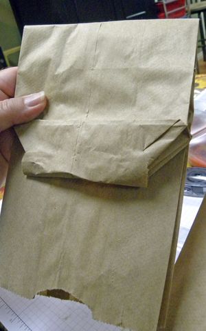 Witches broom bag fold
