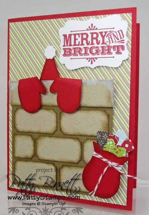 Santa gloves hat punch class patty