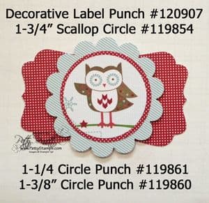 Snow festival tags owl