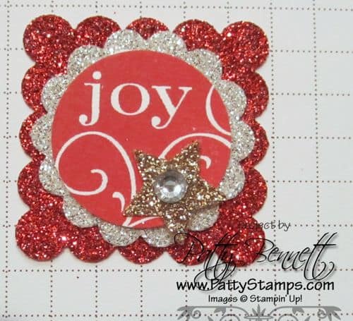 Joy christmas square swap
