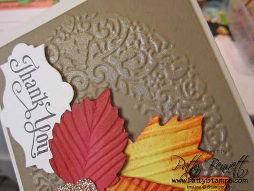 Autumn accents holiday frame 2