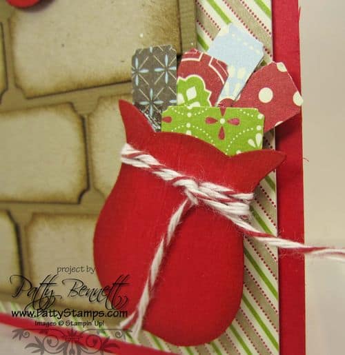 Santa sack gifts punch class patty