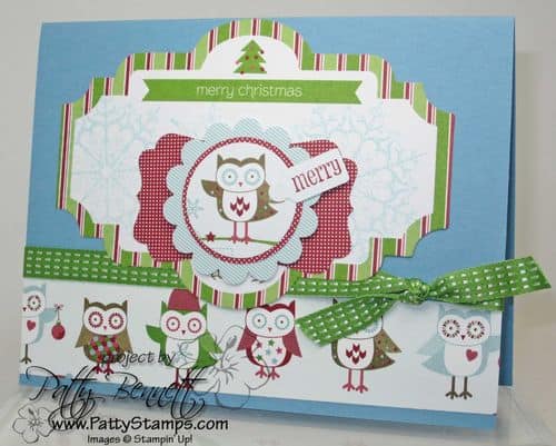 Snow festival tag card 3