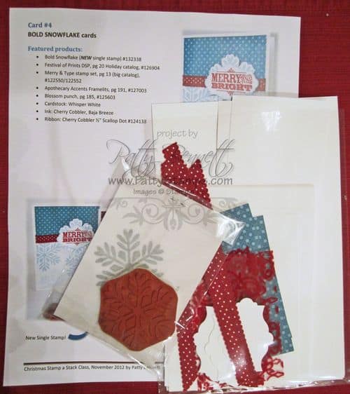 Bold snowflake give away kit Bold snowflake give away kit