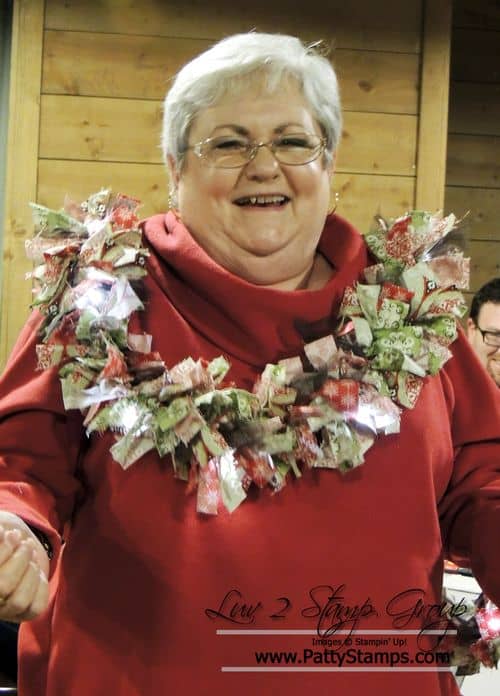 Carol fabric garland