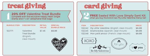 Valentine specials