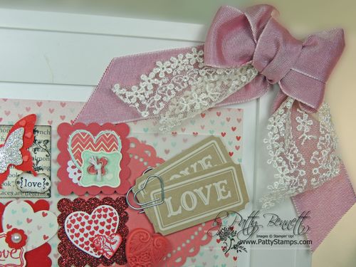 Valentine square swap bow