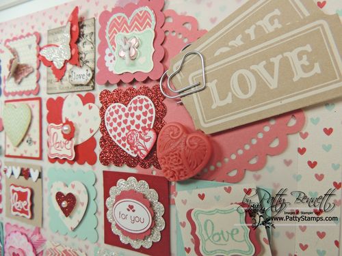Valentine square swap love tickets