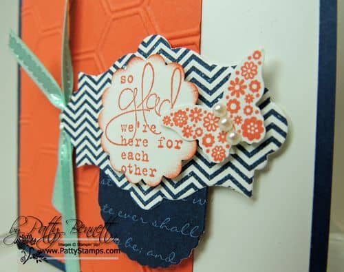 Chevron tag collage