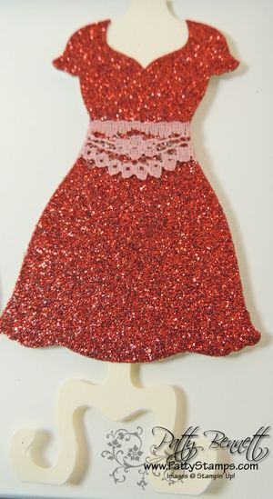 Dress frame 3 d red glimmer Dress frame 3 d red glimmer