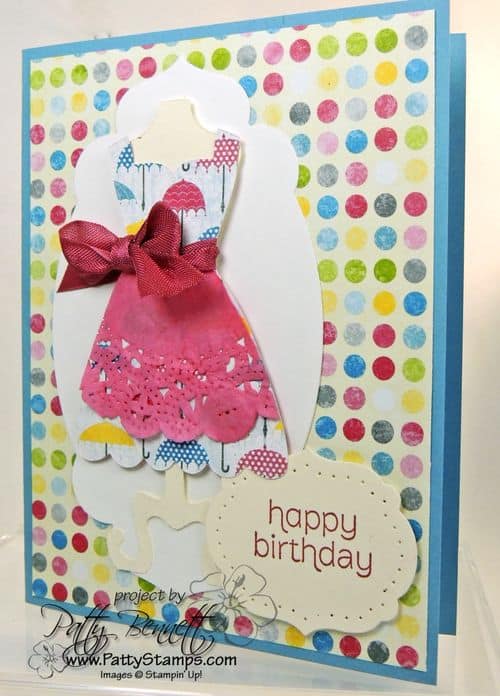 Dress up sunshine sprinkles card