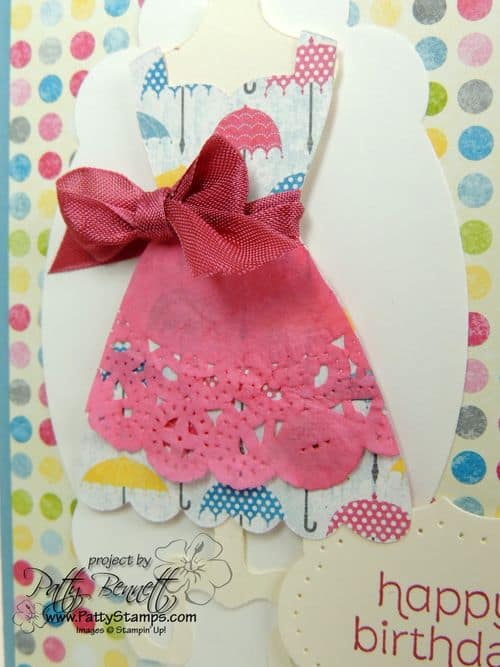 Dress up sunshine sprinkles card apron