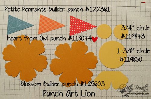 Punch art lion