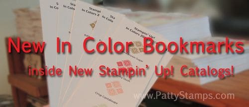 In color bookmarks patty