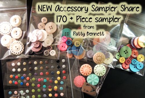 Accessory sampler share patty
