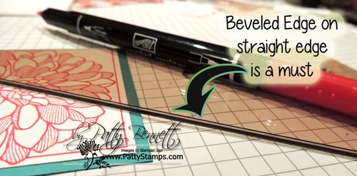 Dahlia draw border beveled edge
