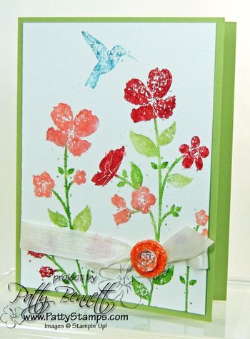 Wildflower meadow watercolor card Wildflower meadow watercolor card